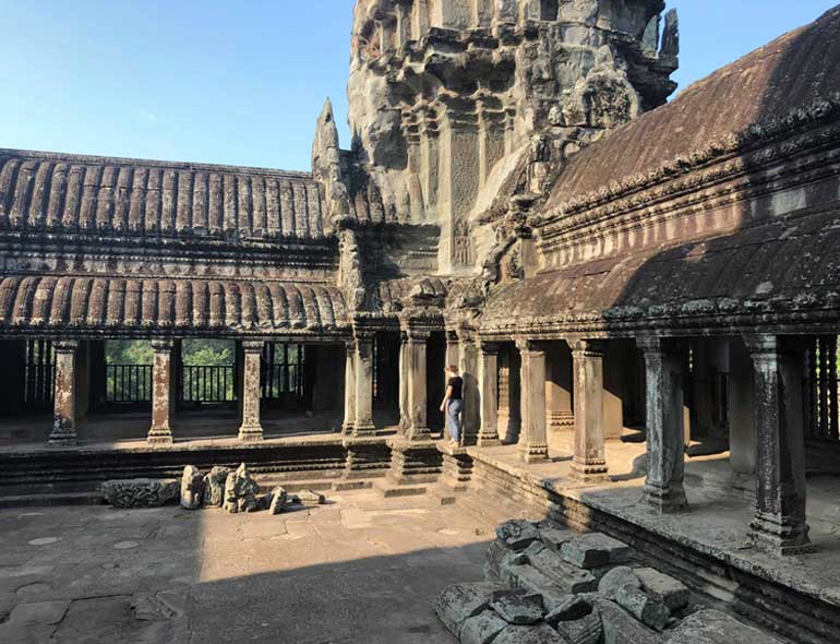 Inside Angkor Wat