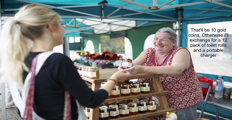 bartering at markets