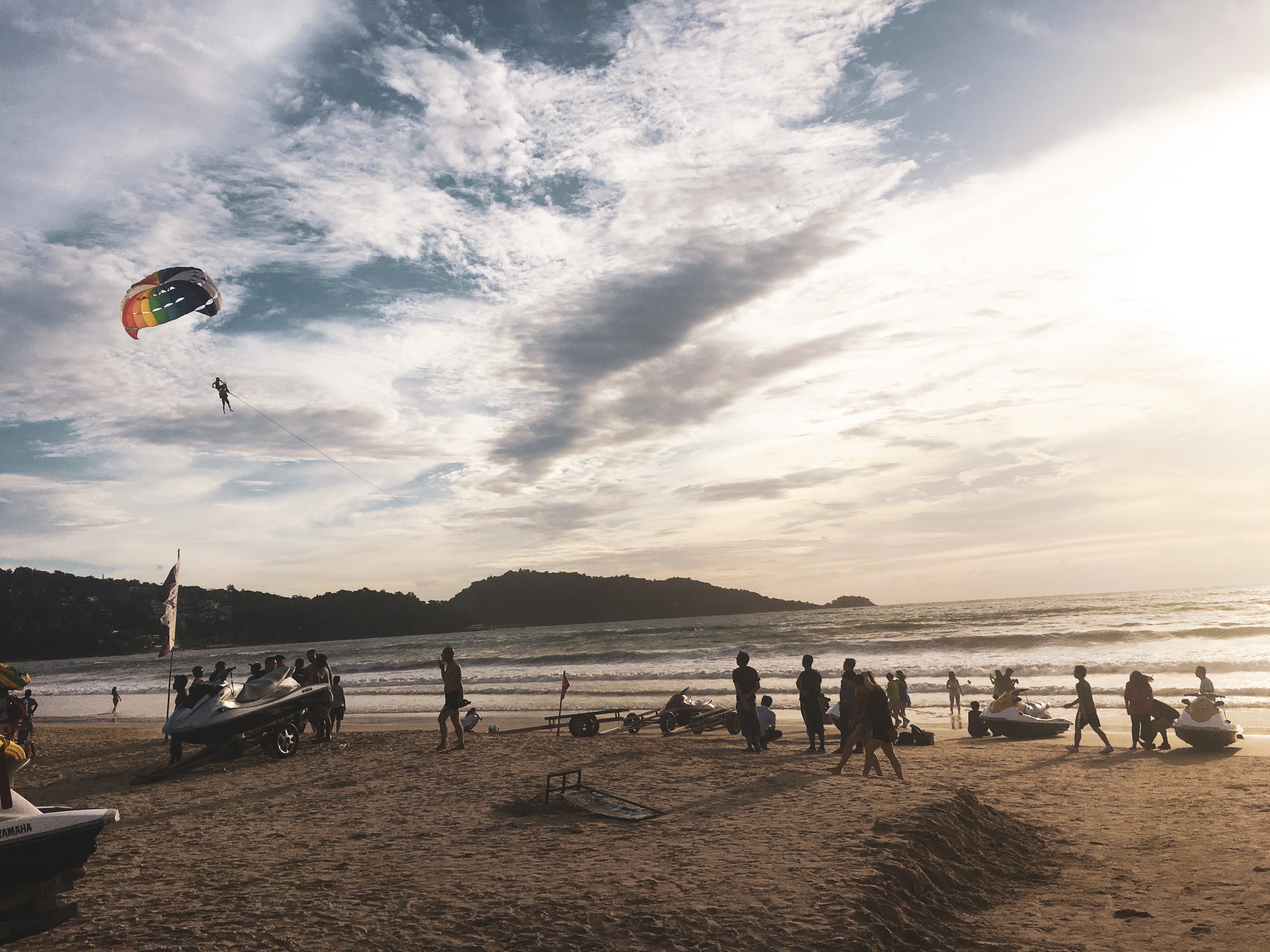 Sunset on Patong Beach