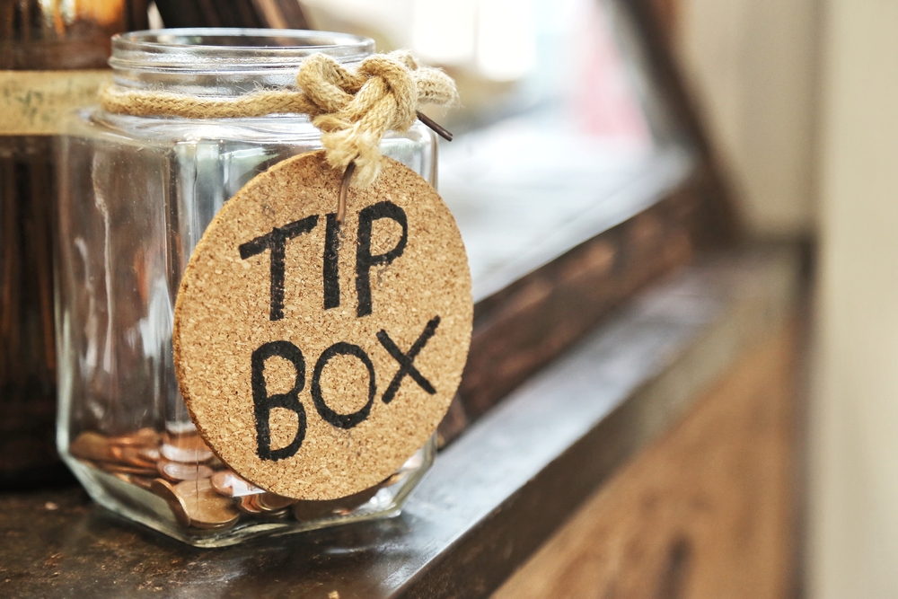 Tip jar