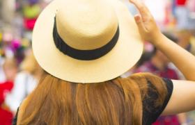 Woman at overseas markets