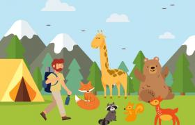 Cartoon animals 